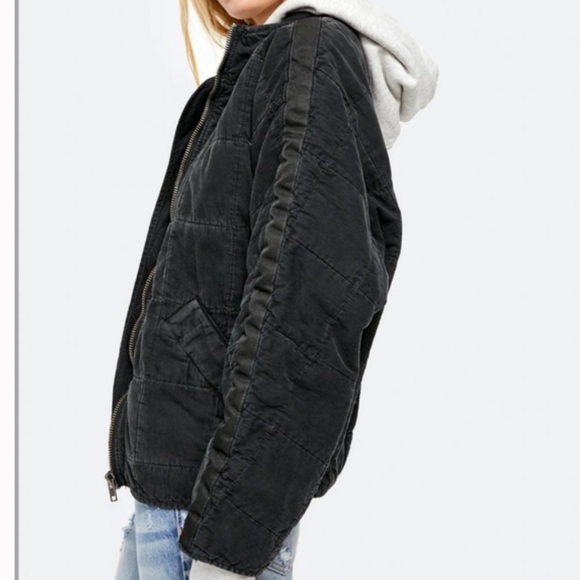 Free People Dolman Quilted Jean Jacket - Picture 10 of 14